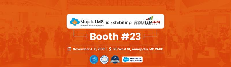 MapleLMS to Exhibit at RevUP Summit 2025 - Visit Booth #23!