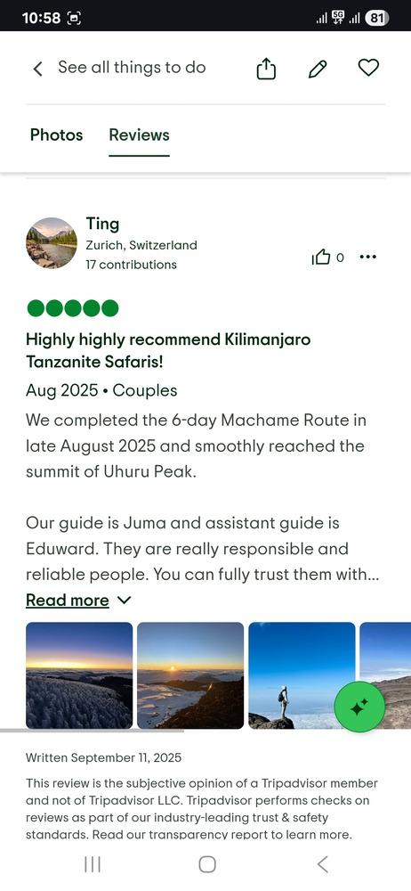 Best Kilimanjaro climbing guides, for 2026 with excellent reviews