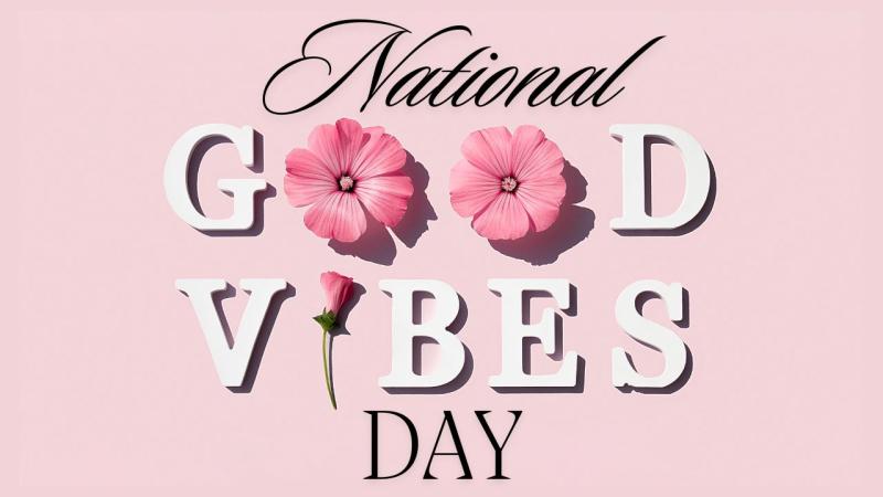 October 30th is National Good Vibes Day