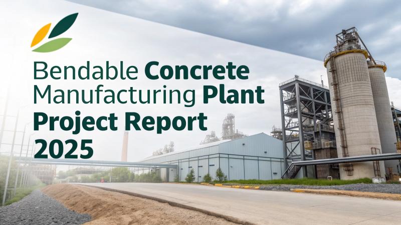Bendable Concrete Manufacturing Plant Cost Report: Machinery Requirements, Raw Materials and Business Plan