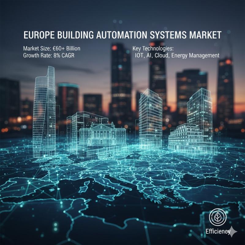 Europe Building Automation Systems Market to Reach USD 4.76 Billion by 2030 at 3.75% CAGR
