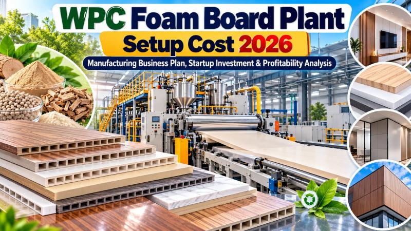 WPC Foam Board Plant Setup Cost 2026: Manufacturing Business