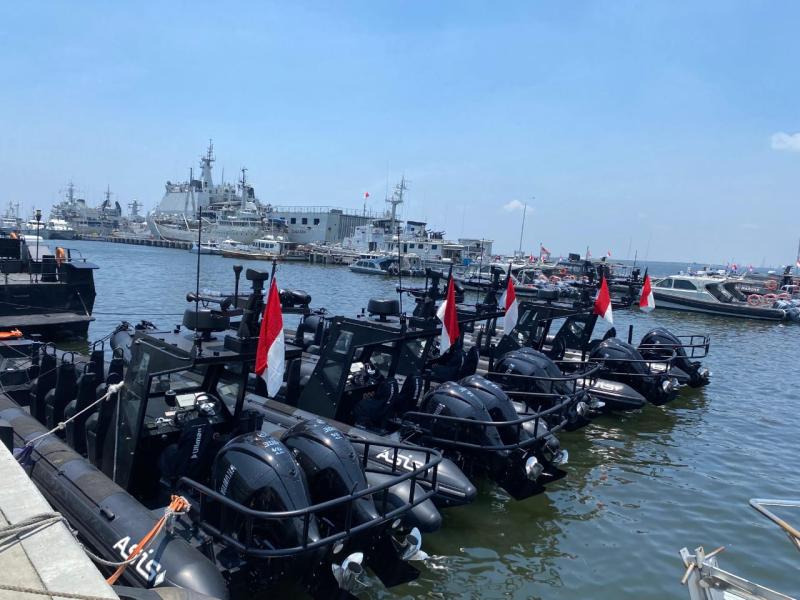 An additional five 9.5m ASIS RIB Boats have officially joined the Indonesian Navy fleet