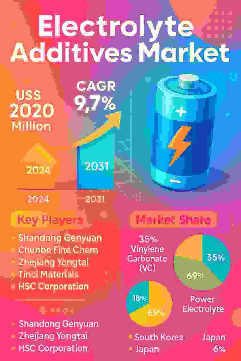 Electrolyte Additives Market Transformation Outlook | Innovation, Partnerships, and New Business Models Through 2031