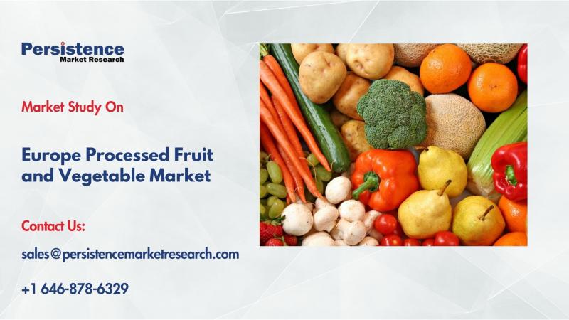 Europe Processed Fruit & Vegetable Market: Growth Driven by Convenience & Healthy Diet Trends