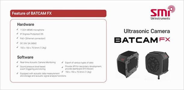 BATCAM FX - Fixed Ultrasonic and Partial Discharge Camera | SM Instruments