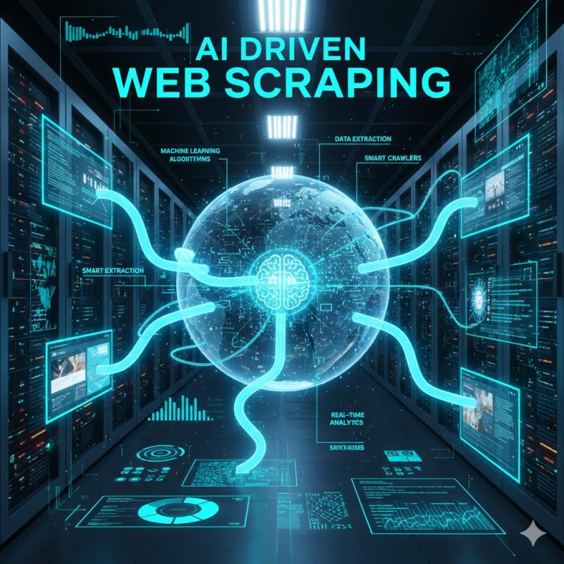 AI Driven Web Scraping Market Hits New High | Major Giants- Bright Data, ScrapingBee, DataDome