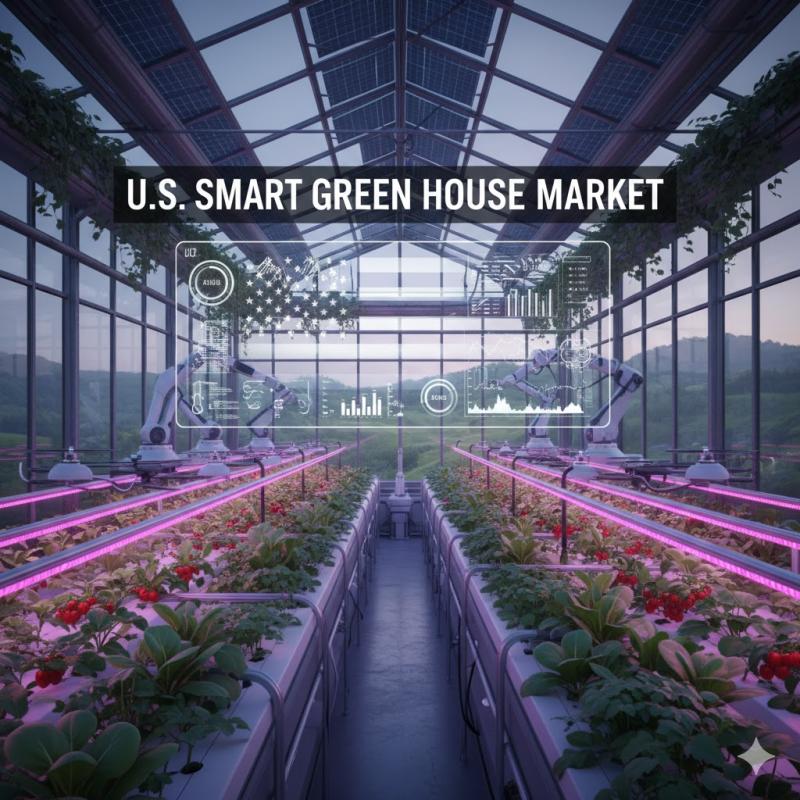 U.S. Smart Greenhouse Market to Reach USD 828.9 Million by 2035 at 10.3% CAGR