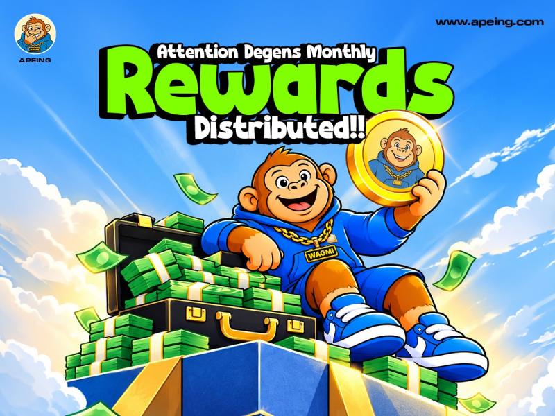Could Apeing's Monthly Ape Wars Rewards Drive Presale Demand? Why It Is Rated as the Best Meme Coin to Buy Now