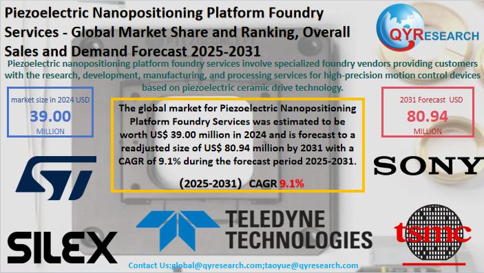Piezoelectric Nanopositioning Platform Foundry Services Market Size, Trends, Growth: Global Forecast 2025-2031