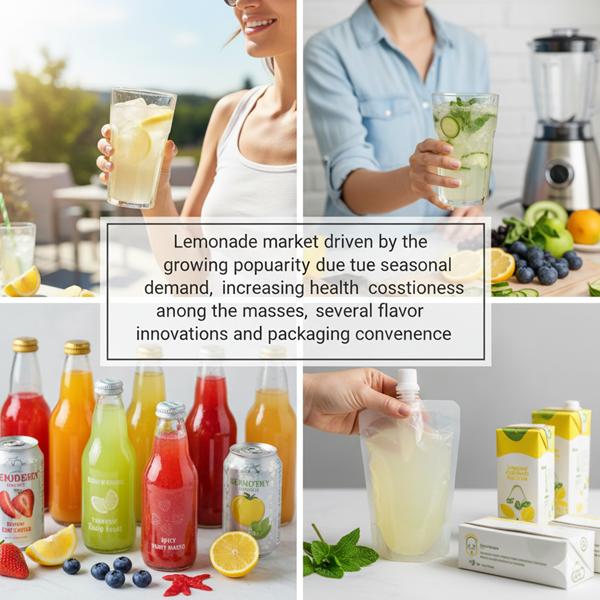 How Are Health Consciousness and Flavor Innovations Fueling the Growth of the Lemonade Market?