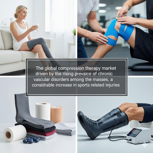 How Are Vascular Disorders and Sports Injuries Driving the Growth of the Global Compression Therapy Market?
