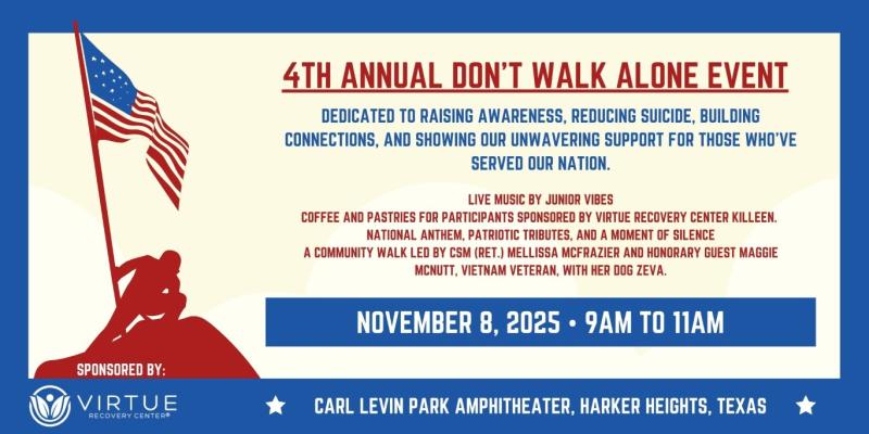 4th Annual Don't Walk Alone Sponsored Event