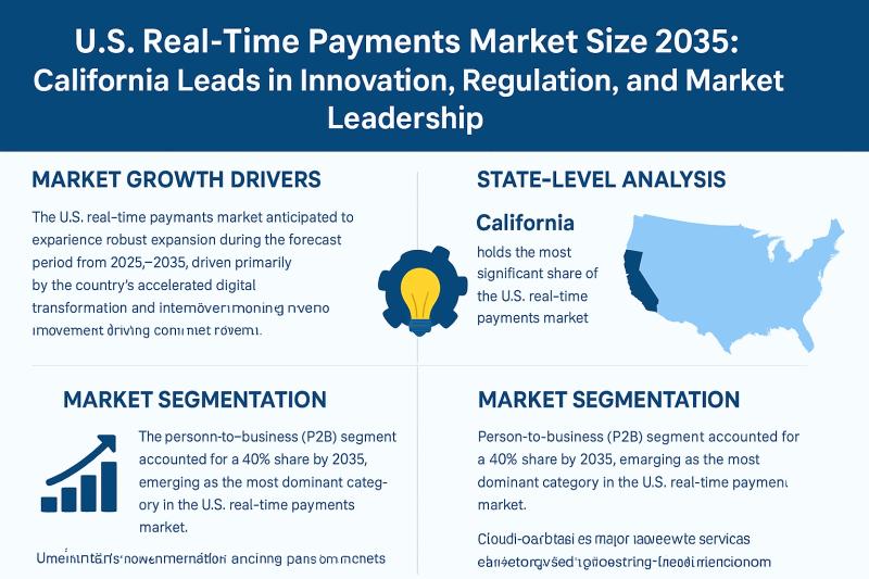 U.S. Real-Time Payments Market Size 2035: California Leads in Innovation, Regulation, and Market Leadership