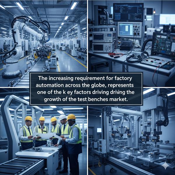 How Is the Growing Need for Factory Automation Fueling the Expansion of the Test Benches Market?