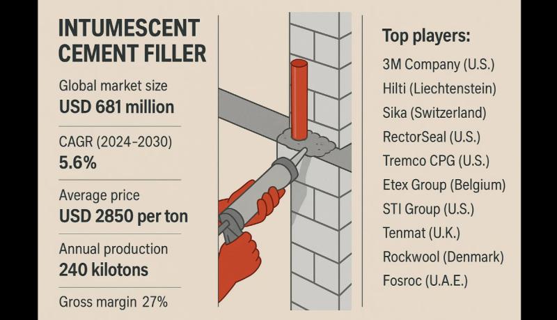 Global and U.S. Intumescent Cement Filler Market Report, Published by QY Research.