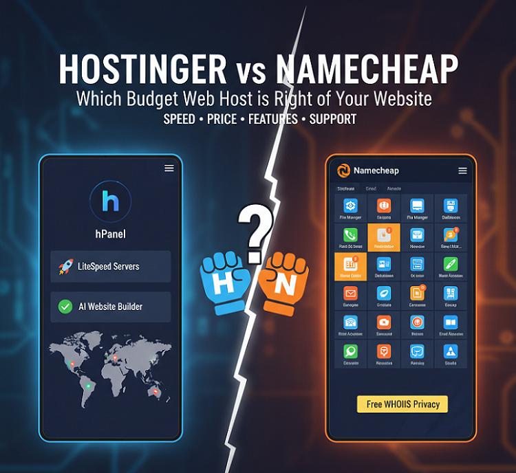 Hostinger vs Namecheap