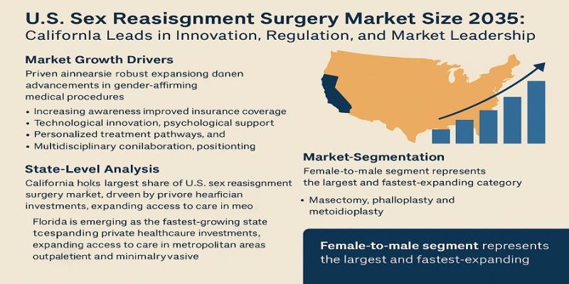 U.S. Sex Reassignment Surgery Market Size 2035: California Leads in Innovation, Regulation, and Market Leadership