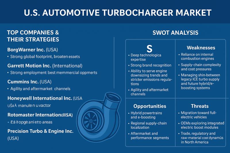 U.S. Automotive Turbocharger Market Projected to Record Sustained Growth Through 2034 | Key Participants BorgWarner Inc, Garrett Motion Inc, Cummins Inc, Honeywell International Inc