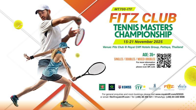 Game, Set, Match! The MT700 ITF Fitz Club Masters Championship Returns with Exciting Action from 15 - 21 November 2025