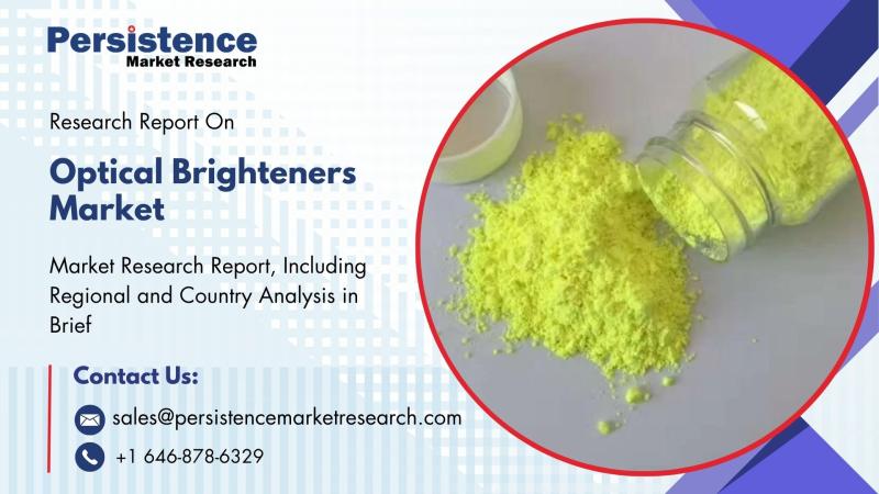 Optical Brighteners Market to Reach US$ 2.7 Bn by 2032 Driven by Rising Demand in Detergent and Textile Industries