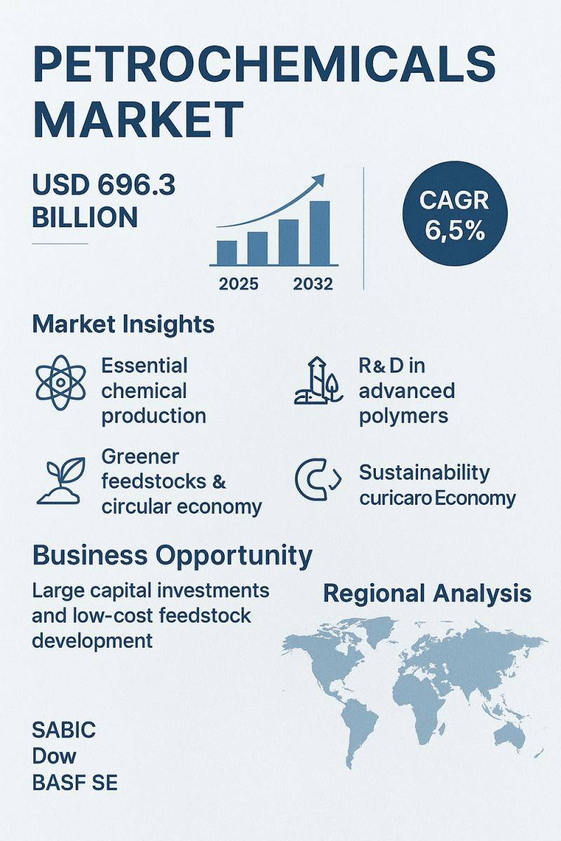 Petrochemicals Market Poised for Expansion, Reaching USD 1,083.7 Billion by 2032