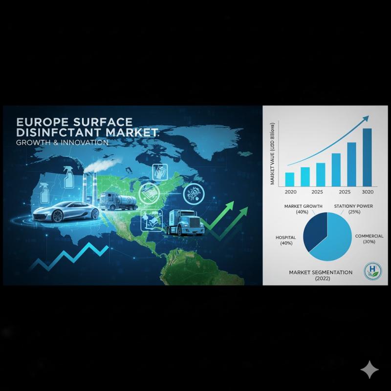 Europe Surface Disinfectant Market to Reach USD 2.98 Billion by 2032, Growing at 7.4% CAGR Amid Rising Hospital Hygiene Needs
