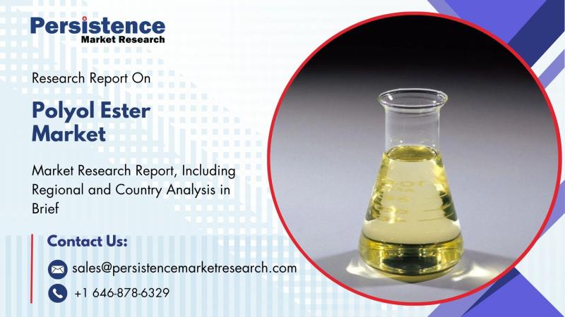 Polyol Ester Market to Reach US$ 6.0 Billion by 2032 Driven by Increasing Demand for High-Performance Lubricants & Industrial Oils
