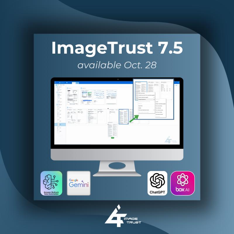 ImageTrust 7.5 now available with even more native AI integrations