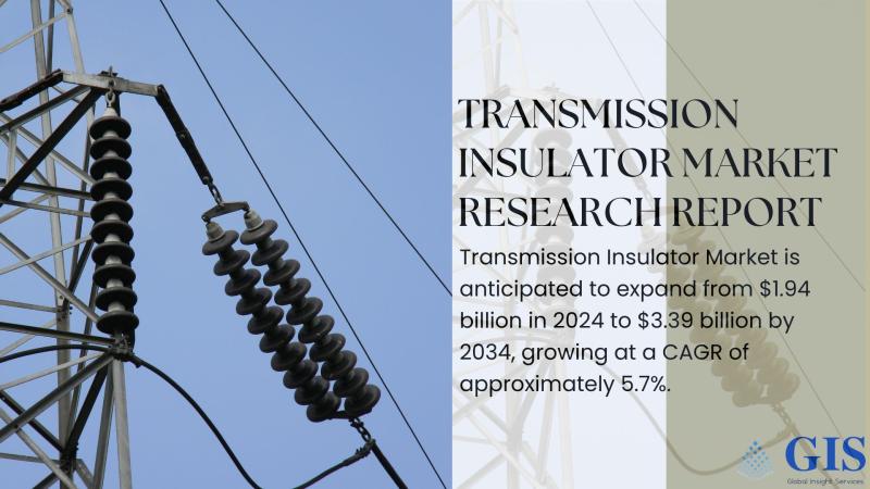 Transmission Insulator Market: Rising Demand for Reliable Power Infrastructure Drives 5.7% CAGR Growth | Overall Study Report