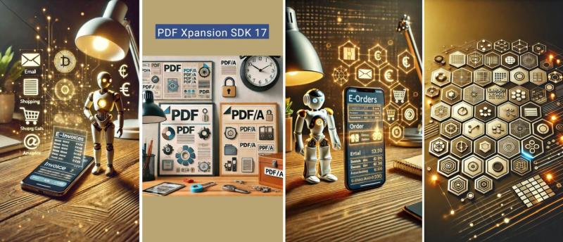 E-Invoice, E-Order & Mass Creation of PDFs: New Features released with PDF Xpansion SDK 17