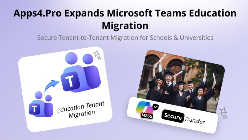 Apps4.Pro - Simplifying Microsoft Teams Education Migration