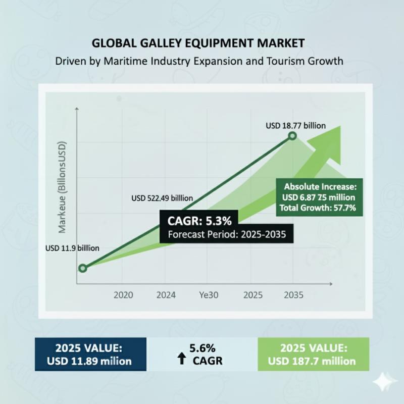 Galley Equipment Market to Hit USD 18.77 Billion by 2035 - Growth