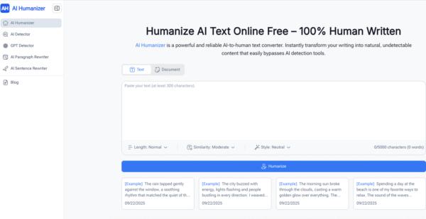 AI Humanizer: Effortlessly Transform AI Text into Natural,