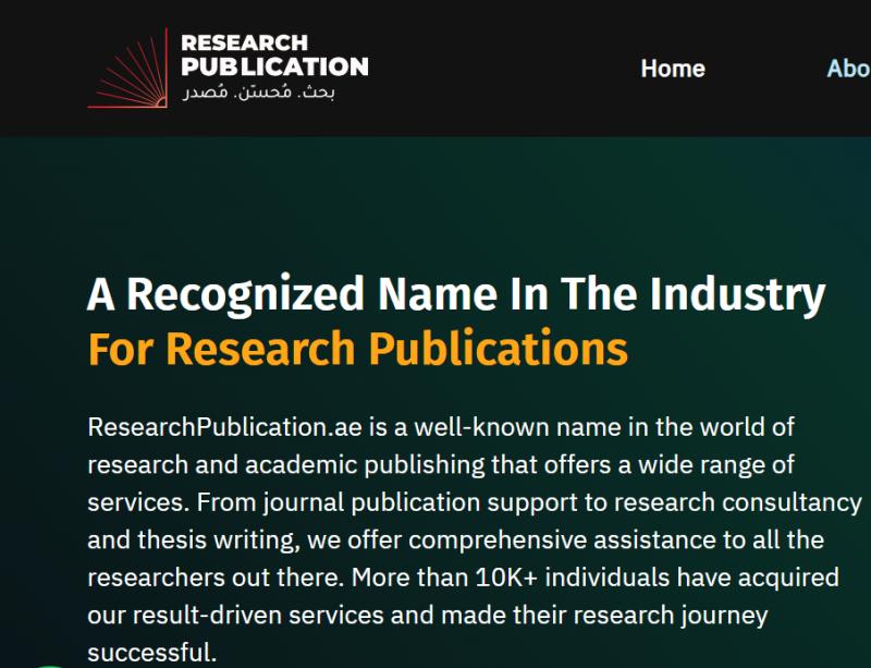 Thesis writing support by Research Publication UAE