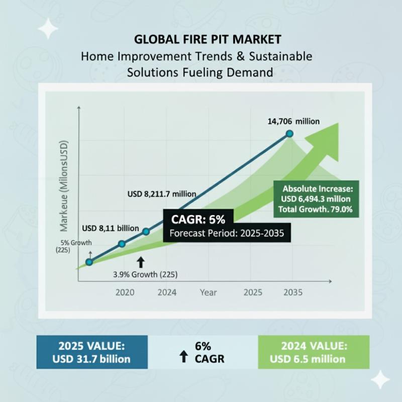 Fire Pits Market to Hit USD 14,706 Million by 2035 - Growth