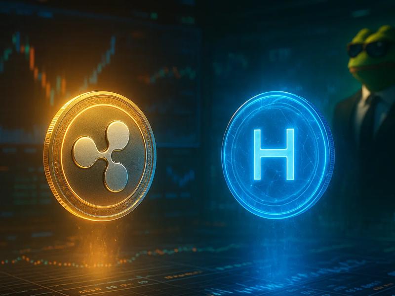 HBAR ETF buzz and Ripple's $40B valuation shine, but AlphaPepe's $400K presale leads 2025's breakout investments.