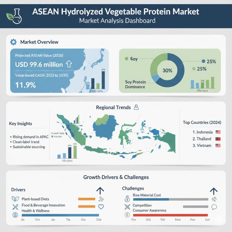 ASEAN Hydrolyzed Vegetable Protein Market Charts Strong 11.9%