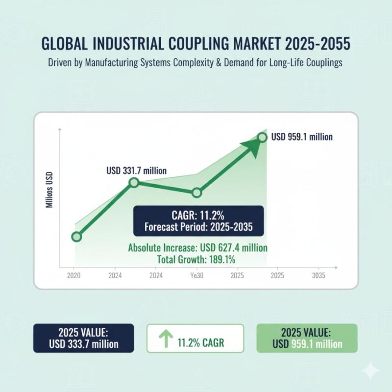 Industrial Coupling Market to Reach USD 959.1 Million by 2035 -