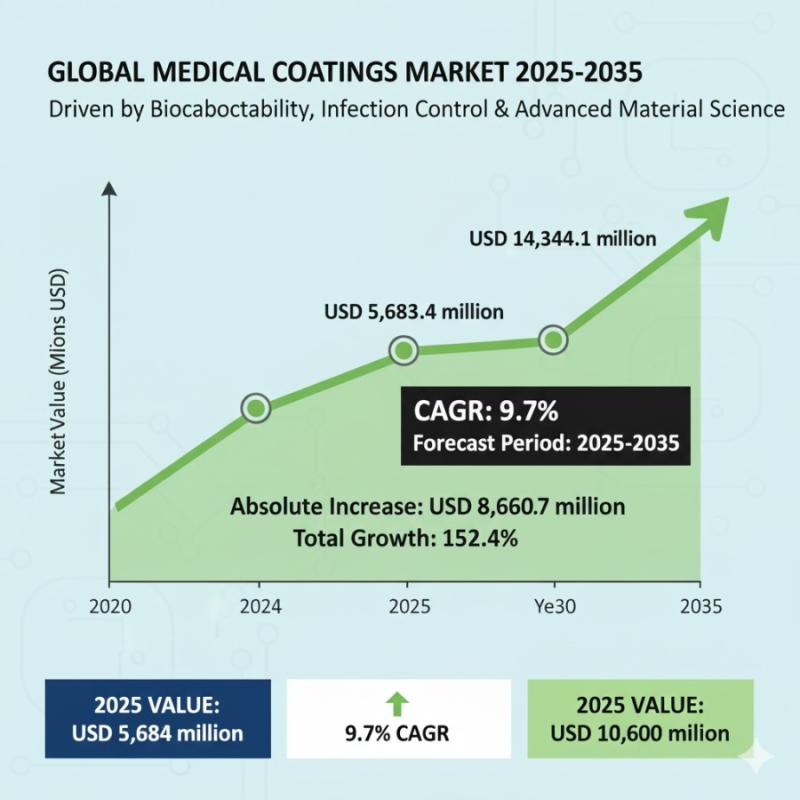 Medical Coatings Market to Hit USD 14,344.1 million by 2035-