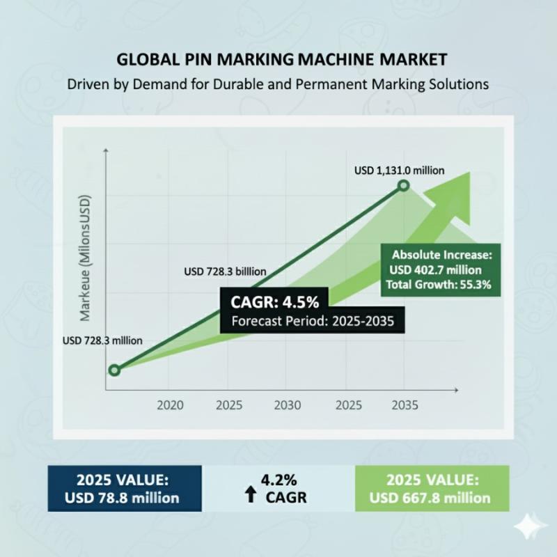Pin Marking Machine Market to Reach USD 1,131.0 million by 2035-