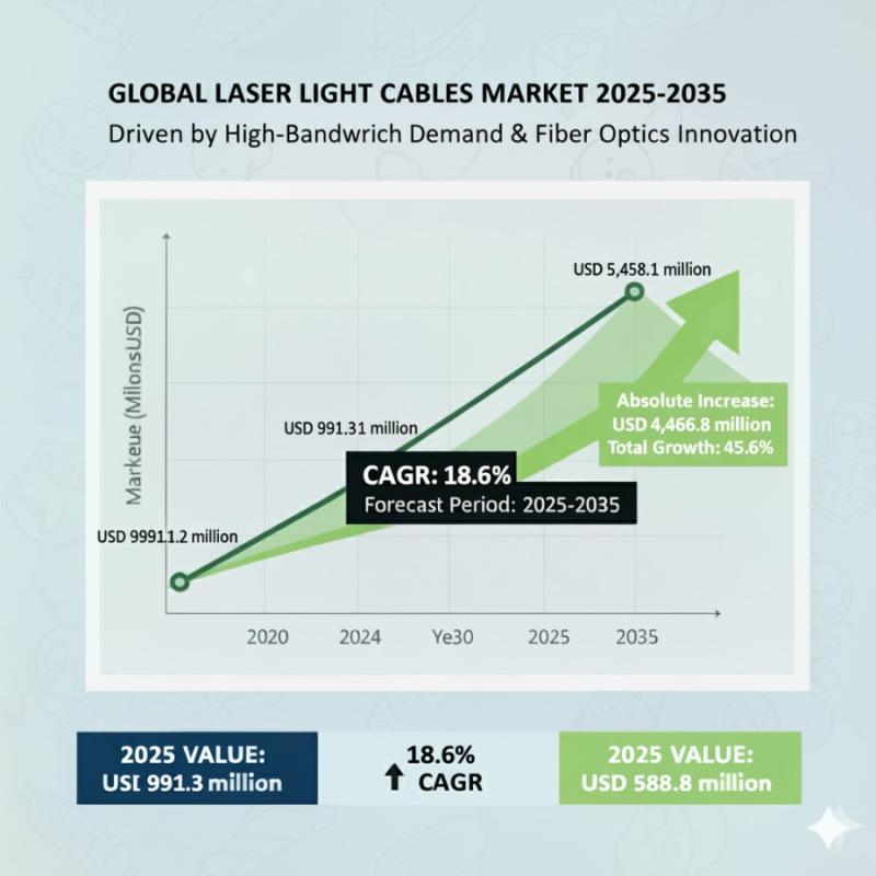 LASER Light Cables Market to Hit USD 5,458.1 million by 2035-