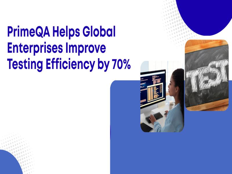 PrimeQA boosts global enterprises' testing efficiency by 70% using AI-powered automation and next-gen QA testing services.