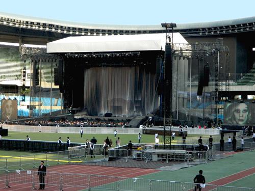 eps infrastructure provider on tour with Lady Gaga