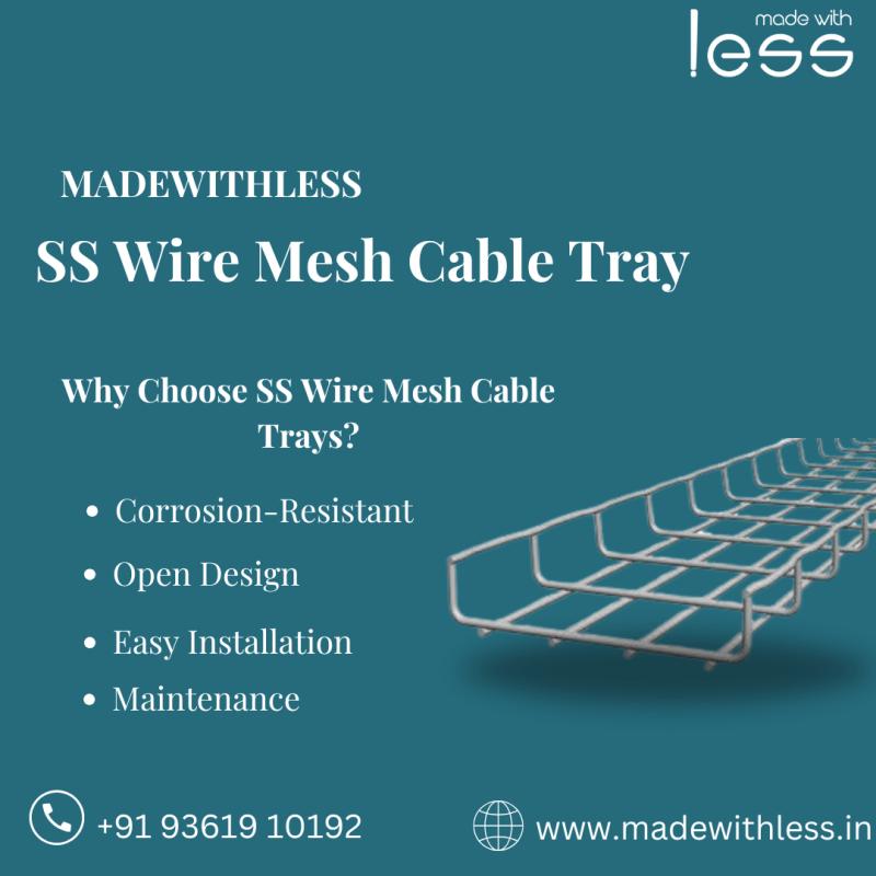 SS Wire Mesh Cable Tray