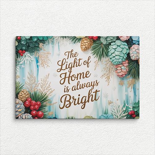 The Light of Home is Always Bright Canvas Art by Ancestrio