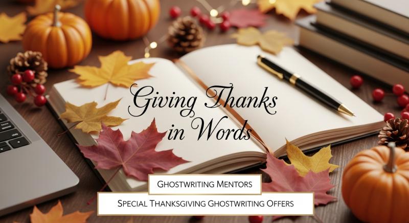 Giving Thanks in Words: Ghostwriting Mentors Launches Special