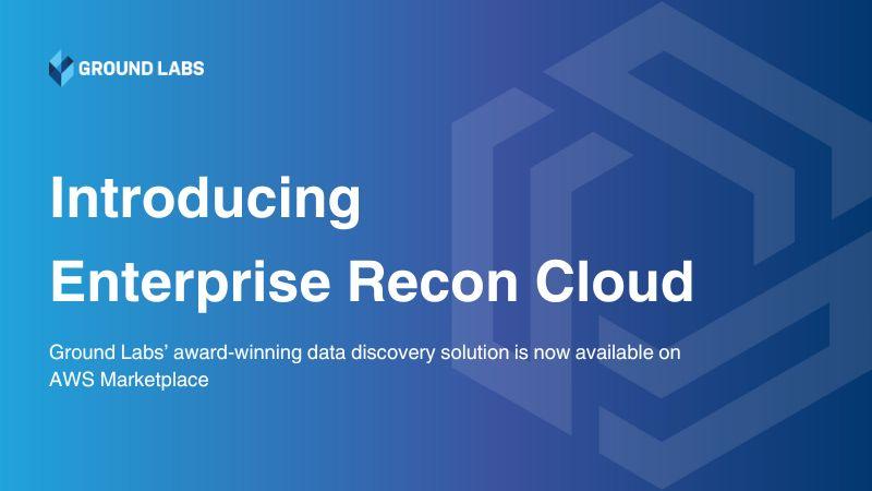 Ground Labs' award-winning data discovery and data management solution is now available via AWS Marketplace.