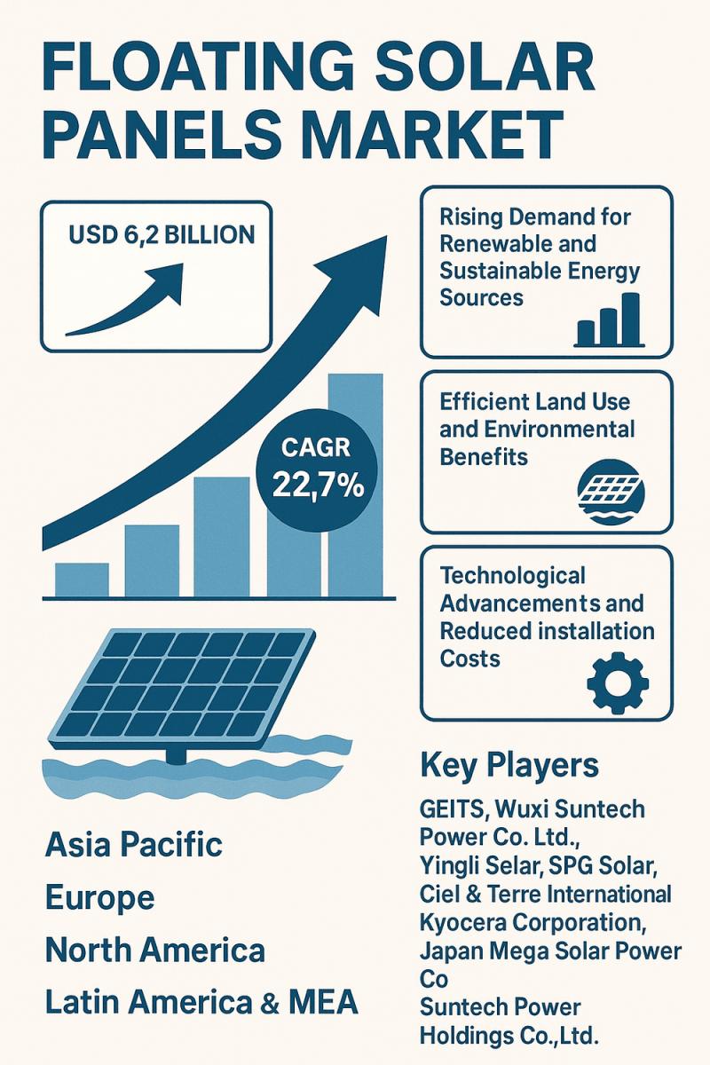 Floating Solar Panels Market Poised for Rapid Expansion,