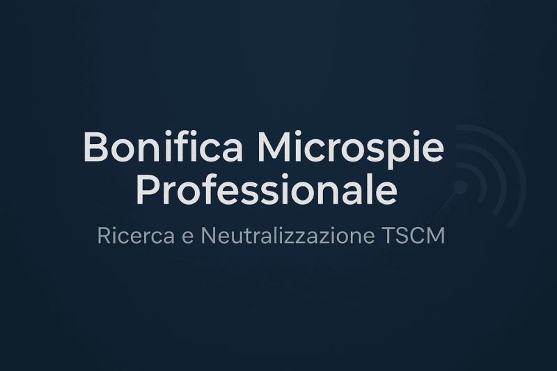 Endoacustica Bug Sweep (TSCM)